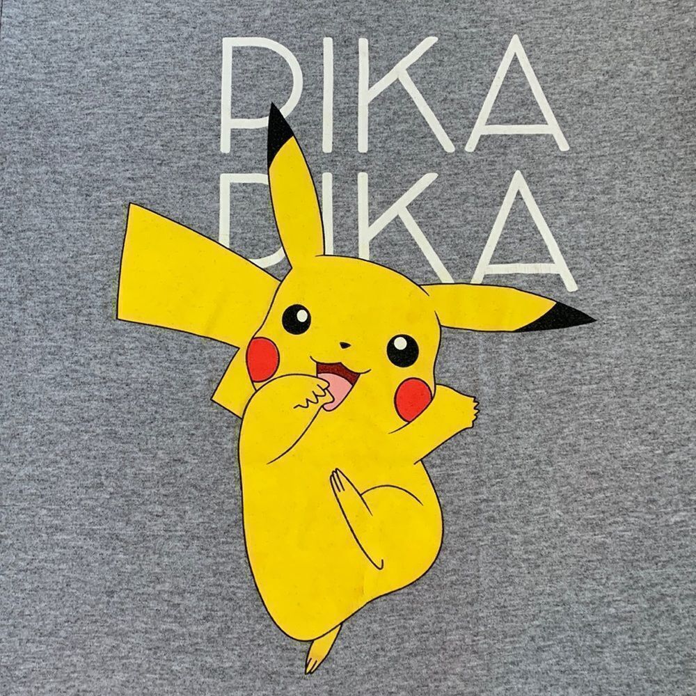 Pokémon Graphic T-shirt S Kids Gray